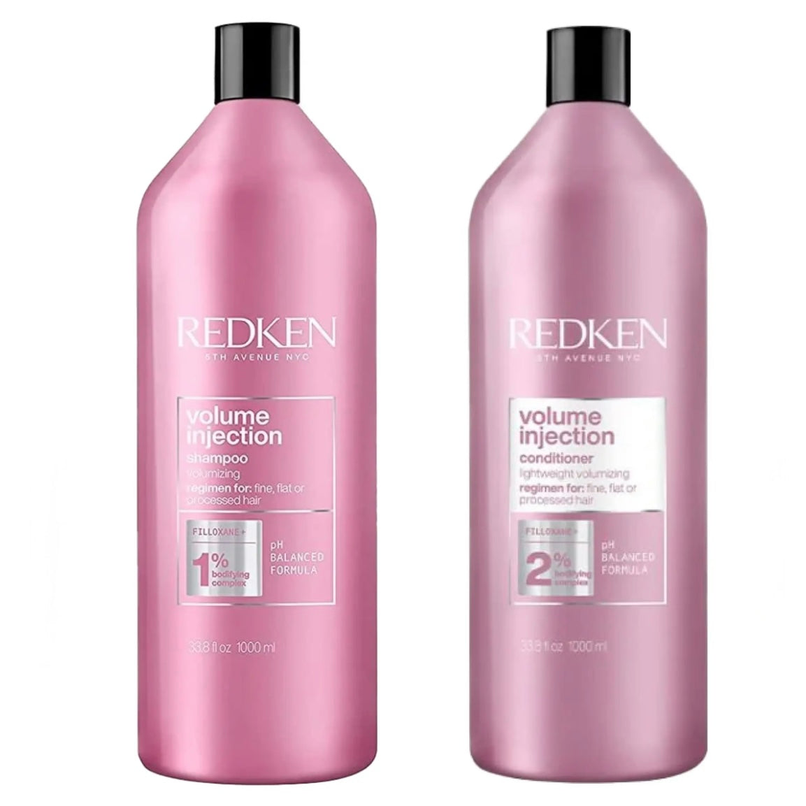 REDKEN - VOLUME INJECTION SHAMPOO & CONDITIONER DUO 1000ml