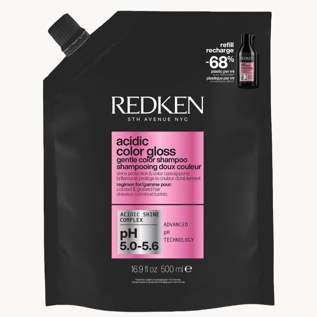REDKEN - ACIDIC COLOR GLOSS SHAMPOO REFIL